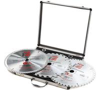 Set de 3 lames TCT en coffret alu