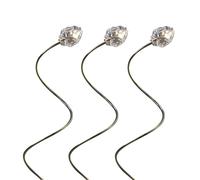 Set de 3 lampadaires de jardin More F H100cm 3x shade H10cm x Ø7cm/black iron base