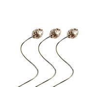 Set de 3 lampadaires de jardin More F H70cm 3x shade H10cm x Ø7cm/black iron base