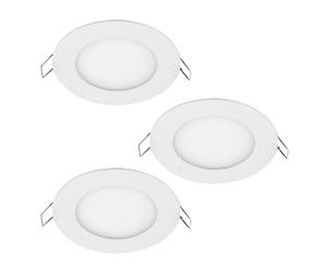 Set de 3 LED encastrables spots alu ronds chambre d'amis spot lampes à 1 flamme Paulmann 926.92