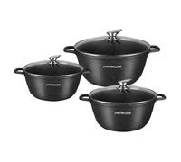 Signature Set de 3 Marmite 32-36-40cm Noir