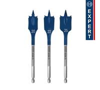 Set de 3 mèches plates EXPERT Self Cut Speed Bois BOSCH