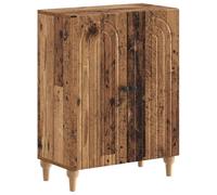 Set de 3 Meubles Salle de Bain en Bois d'Ingénierie avec Étagère | Design fin, portes réversibles, résistant à l'humidité, fixation murale incluse, entretien facile