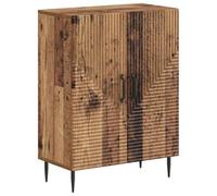 Set de 3 Meubles Salle de Bain en Bois d'Ingénierie, Design Moderne | Design linéaire élégant, charnières 90° réversibles, fixation murale incluse, entretien à l'éponge humide, profil mince gain