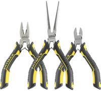 Set de 3 mini-pinces noir - STANLEY FMHT0-80524 - Robuste et durable