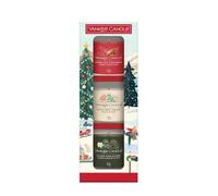 Set de 3 minis bougies classiques de Noël