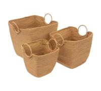 Set de 3 Paniers de Rangement naturels - Five