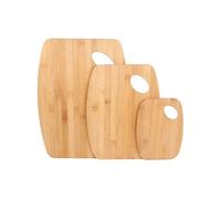 Cook Concept - Set de 3 planches à découper en bambou beige G