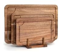 Set de 3 planches à découper en bois d’acacia