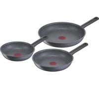 Set de 3 poêles à frire - 20, 24, 28 cm avec fond à induction