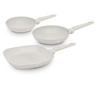 Set de 3 poêles Titan Berlinger Haus Sahara couleur crème
