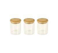 Set de 3 pots à épices en verre Pebbly 190 ml