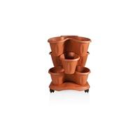Set de 3 pots - TRIFOGLIO - D 40 cm - Terracotta