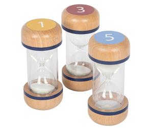 Set De 3 Sabliers Xl Beige TU