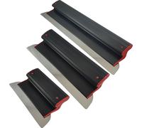 Set de 3 spatules de surface Poignée ultralégère Feuille flexible 0,3mm 25-60cm ERGO