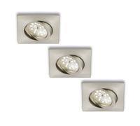 Set De 3 Spots Encastrés Led Erik Nick. Mat nickel mat