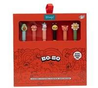 Set de 3 stylo roller effaçable Mr. Wonderful Bo-Bo Animals Multicolore