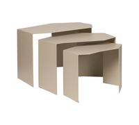 Ferm Living Table Shard cluster Lot de 3 Cashmere