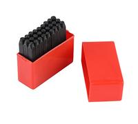 Set de 3mm Poinçons à Frapper de Lettres et chiffres Tampon en Acier au Carbone pour, Cuir, Bois, Bijoux.(Alphabet)