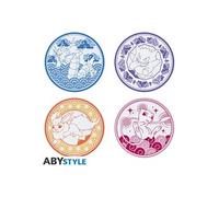 Set De 4 Assiettes | Pokemon | Style Japonais