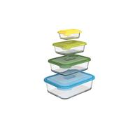 Boîte de conservation pour aliments NEST, set de 4 pc, en verre, Joseph Joseph