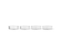 Set de 4 bol à service Ripple H x Ø 3.5x12.2cm
