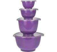 Set de 4 bols mélangeurs Rosti avec couvercle « Margrethe » Nouveau violet (lavande) 0,25+0,5+1,5+3,0 L