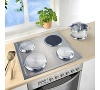Set de 4 cache-plaques en inox Wenko by Maximex