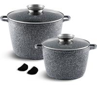 Set de 4 casseroles de luxe en aluminium forgé