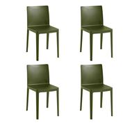 Set de 4 chaises Élémentaire WxHxD 42x79.5x49.5cm