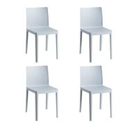 Set de 4 chaises Élémentaire WxHxD 42x79.5x49.5cm