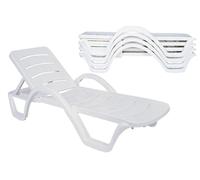 set de 4 chaises longues Havana