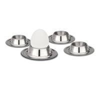 Set de 4 coquetiers inox - Weis - Gris - Acier Inoxydable (inox) Gris G