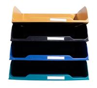 Set de 4 Corbeilles à courrier Combo Styli Neo Deco - Couleurs assorties