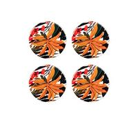 Set de 4 dessous de verre Taiana en manguier 10 cm - Table Passion - Multicolore - Bois De Manguier Multicolore G