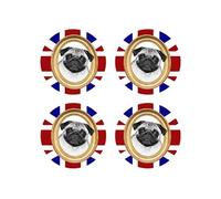 Set de 4 dessous de verres UK Carlin