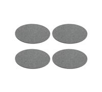 Set de 4 dessous-verre Ø 9cm H x Ø 0.5x9cm