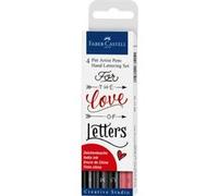 Set de 4 Feutres Faber-Castell Pitt Artist Pens Hand Lettering Multicolore G