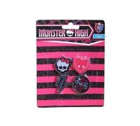 Set De 4 Gommes Monster High - Papeterie / Fourniture Scolaire / Fille / Gommes À Effacer