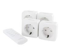 Set de 4 mini-prises télécommandées 2300W - Chacon