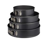Set de 4 moules à gâteaux ronds moule antiadhésif empilable 1 kg léger 4 pièces