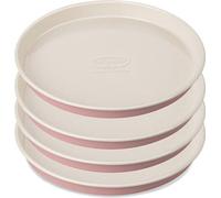 set de 4 moules ronds Ø 17 cm avec revêtement anti-adhésif pour gâteaux hauts
