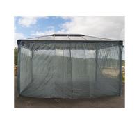 Palram – Moustiquaire en polyester Canopia pour pavillon Martinique 4300 – Gris