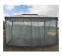 Palram – Moustiquaire en polyester Canopia pour pavillon Martinique 4300 – Gris