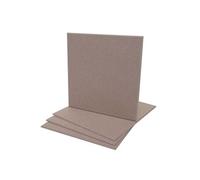 set de 4 panneaux muraux acoustiques HWC-L52, panneaux muraux acoustiques, insonorisant 1qm surface 50x50cm ~ brun clair