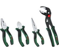 Set de 4 Pinces Bosch, Diagonale Précise, Universelle, Bec Long, Multiprises