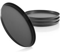 set de 4 plaques à pizza - Ronde 28 cm, antiadhésive, polyvalente, plaque de cuisson pour une pizza croustillante, Germany