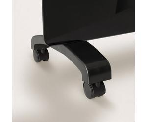 Set de 4 roues - Create - Pour EVERWARM/WARM CRYSTAL - Noir - Facile à installer