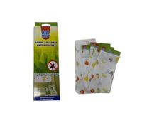 Set de 4 Rouleaux Piège à Mouches Adhésifs Motif Fruits Inodore pour Intérieur ou Extérieur