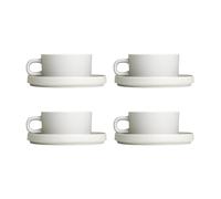 Set de 4 tasse à thé et soucoupe Pilar WxH 12x5cm / 0,17L